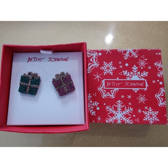 Betsey Johnson Jewelry - Betsey Johnson Christmas earrings (SOLD)
